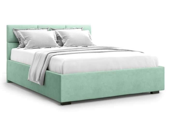 Кровать Bolsena без подъемного механизма 180х200 ментолового цвета - лучшие Кровати для спальни в INMYROOM