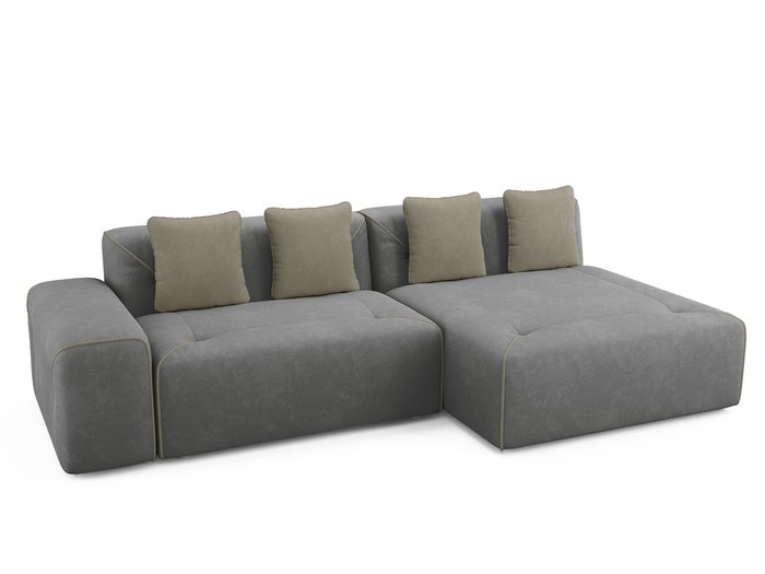 Угловой диван-кровать Portu серого цвета - купить Угловые диваны по цене 81900.0
