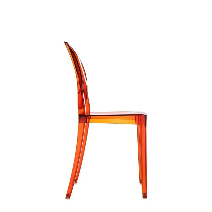 Стул Victoria Ghost оранжевого цвета - лучшие Обеденные стулья в INMYROOM