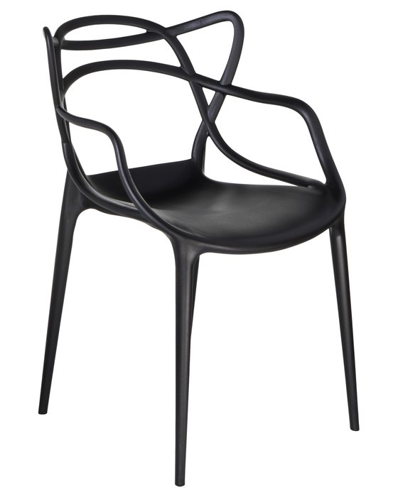Стул обеденный Contrast черного цвета - купить Обеденные стулья по цене 4780.0