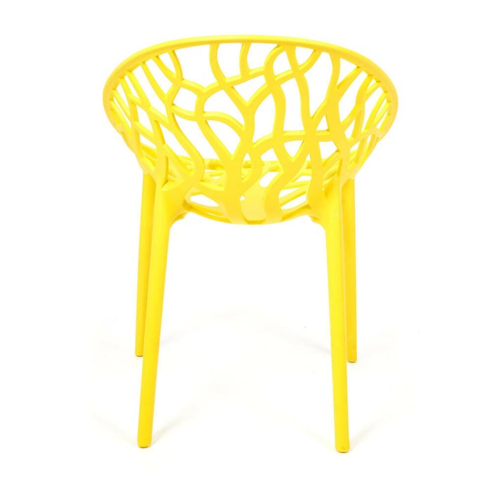 Стул Bush желтого цвета - лучшие Обеденные стулья в INMYROOM
