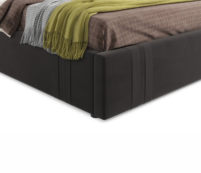 Кровать Tiffany 160х200 коричневого цвета - лучшие Кровати для спальни в INMYROOM