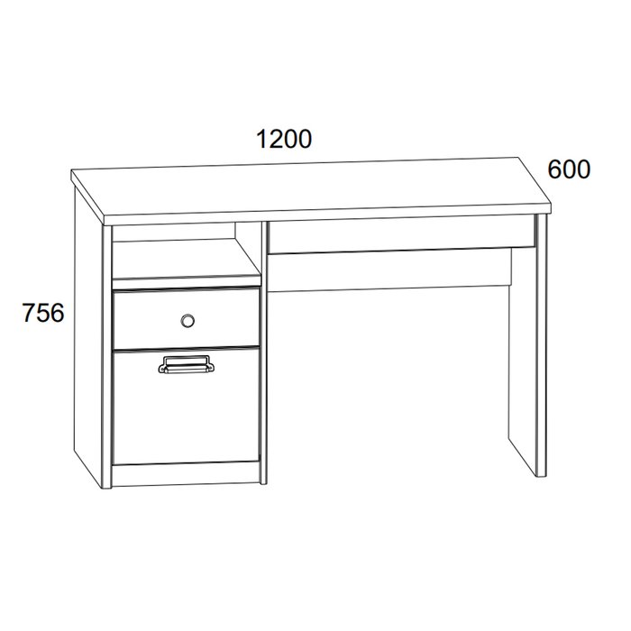 Письменный стол Diesel цвета дуб мадура - купить Письменные столы по цене 14999.0