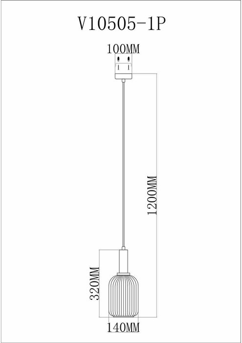 Светильник подвесной Boise с плафоном цвета шампань - лучшие Подвесные светильники в INMYROOM
