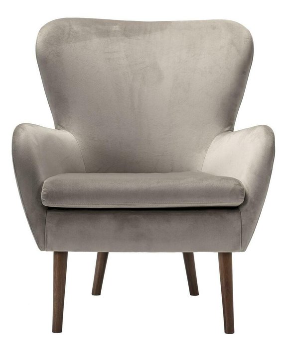 Кресло Дижон серого цвета - купить Интерьерные кресла по цене 21900.0