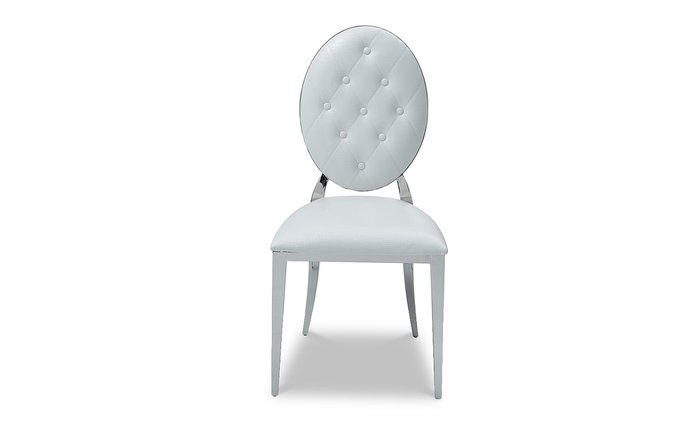 Обеденный стул с белой обивкой - купить Обеденные стулья по цене 24500.0