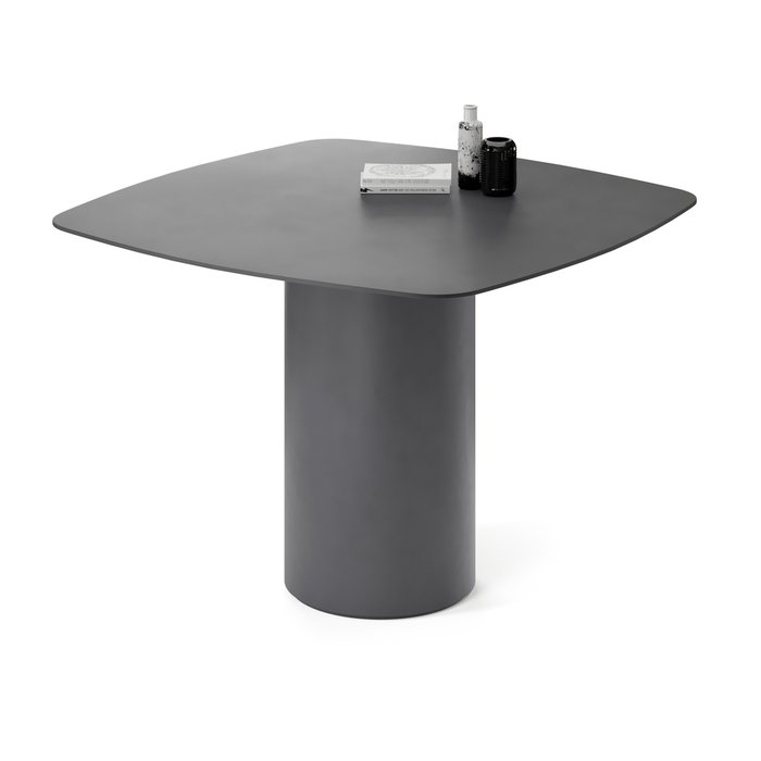 Обеденный стол квадратный Вуррен черного цвета - купить Обеденные столы по цене 58065.0