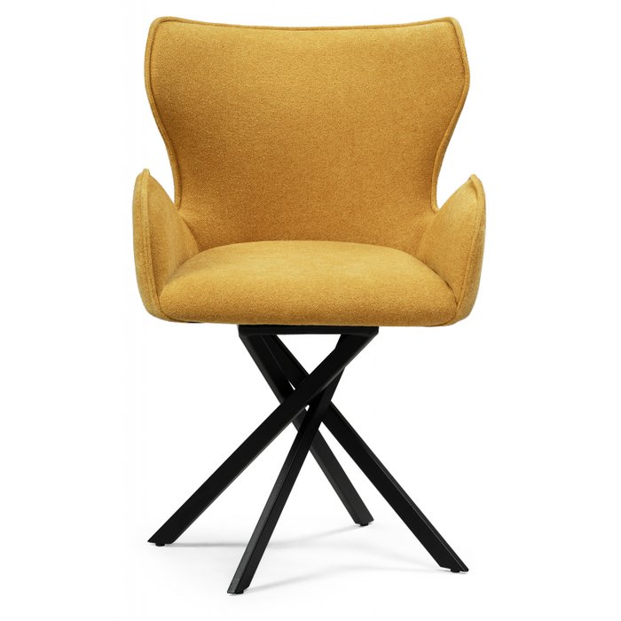 Стул Карлайл желтого цвета - лучшие Обеденные стулья в INMYROOM