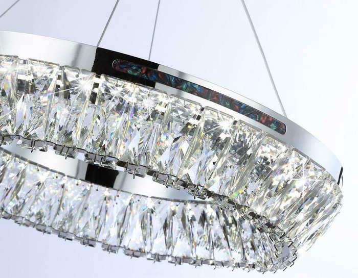 Подвесная светодиодная люстра Traditional из металла и хрусталя - лучшие Подвесные люстры в INMYROOM