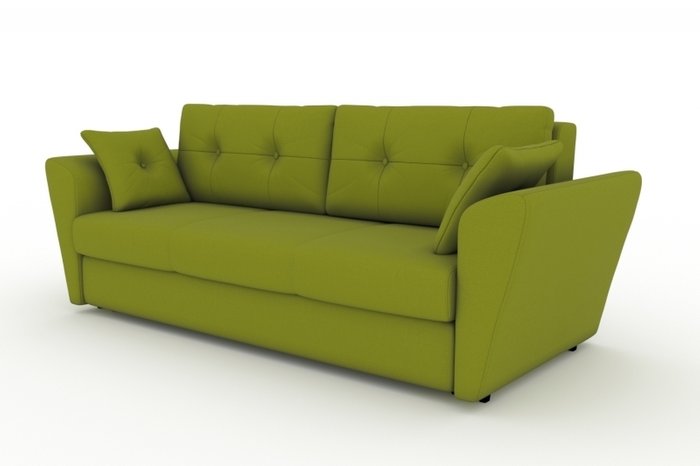 Прямой диван-кровать Neapol зеленого цвета