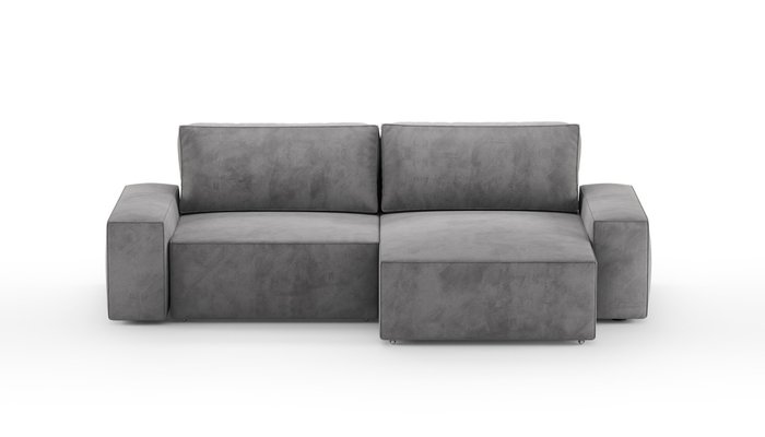 Угловой диван-кровать Модульный серого цвета