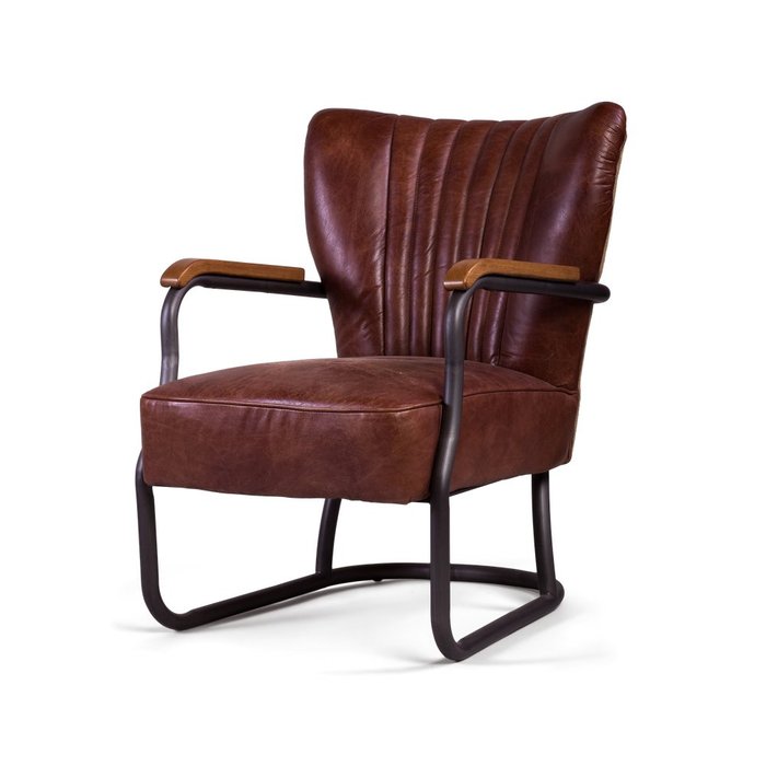 Кресло Thyle с обивкой из натуральной кожи