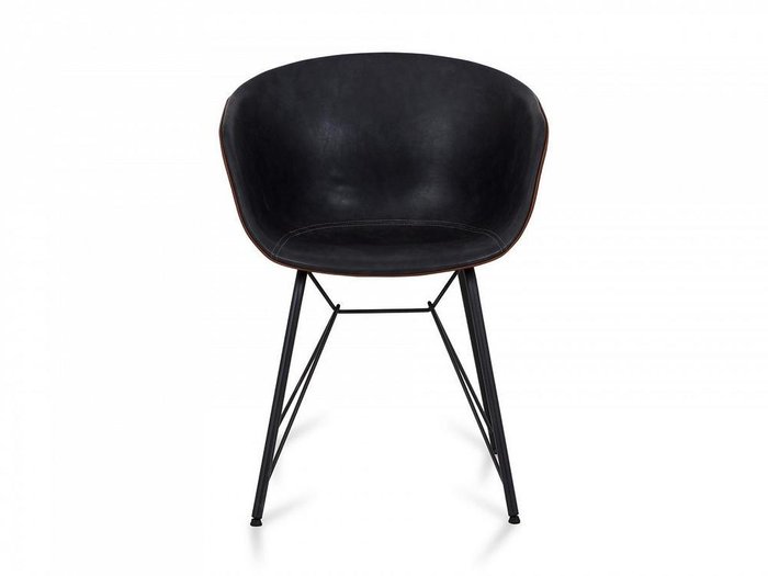 Стул Just черно-коричневого цвета - купить Обеденные стулья по цене 16700.0