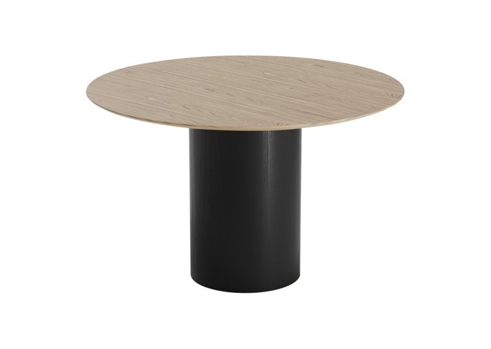 Обеденный стол Type D120 бежево-черного цвета