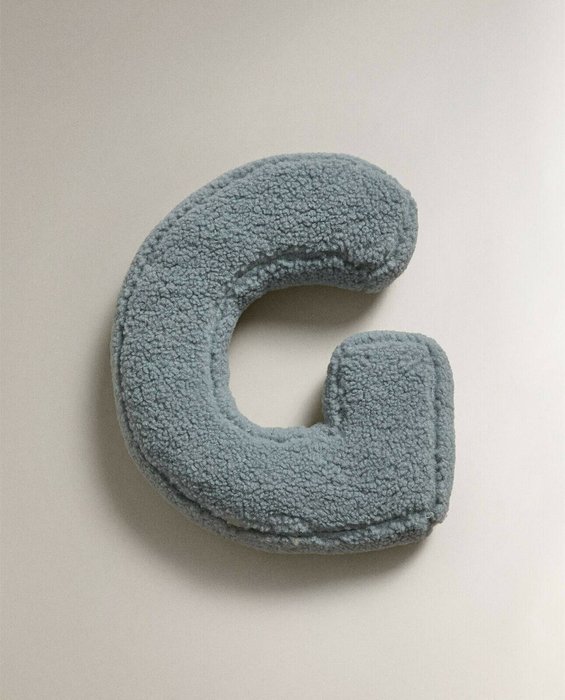 Детская подушка Letter g