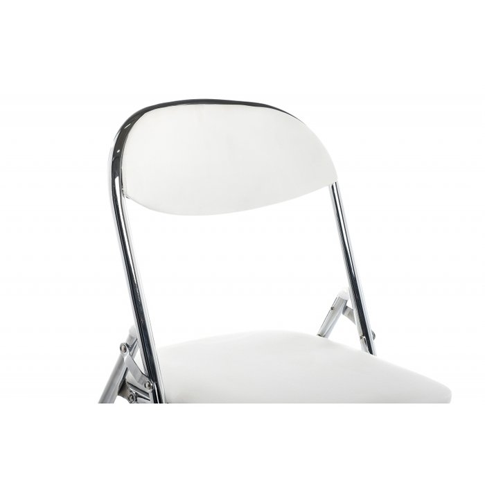 Стул Fold раскладной белого цвета - лучшие Обеденные стулья в INMYROOM