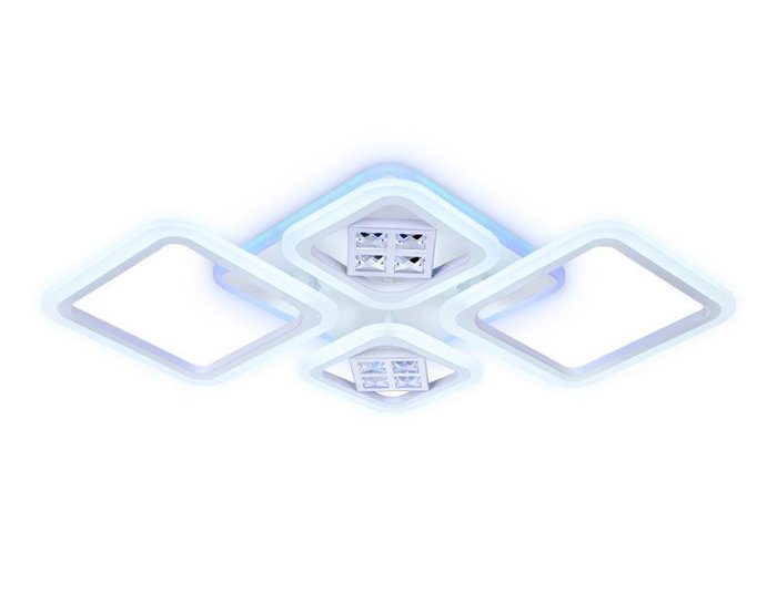 Потолочная светодиодная люстра Ice белого цвета - купить Потолочные люстры по цене 12685.0