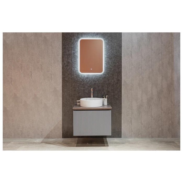 Зеркало Silver Mirrors Stiv-Lite 50х70 открытая подсветка - купить Настенные зеркала по цене 4999