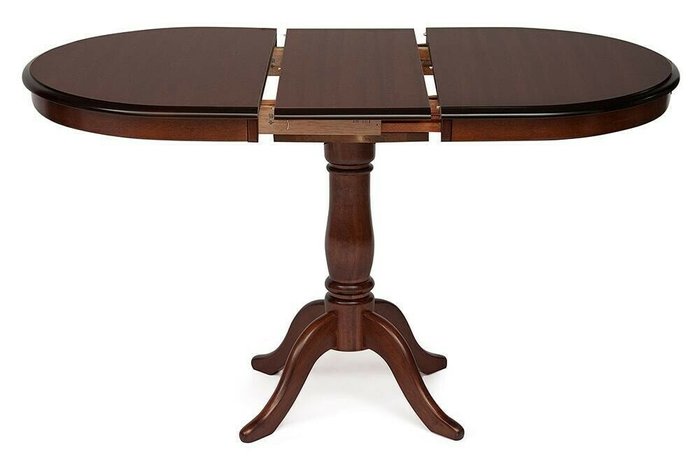 Стол обеденный раскладной Solerno коричневого цвета - лучшие Обеденные столы в INMYROOM