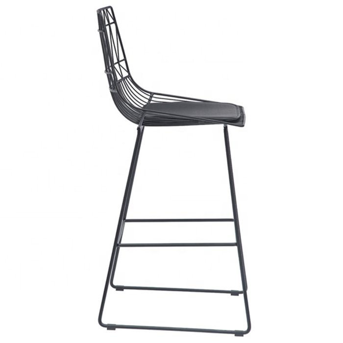Стул полубарный черного цвета - купить Барные стулья по цене 9900.0