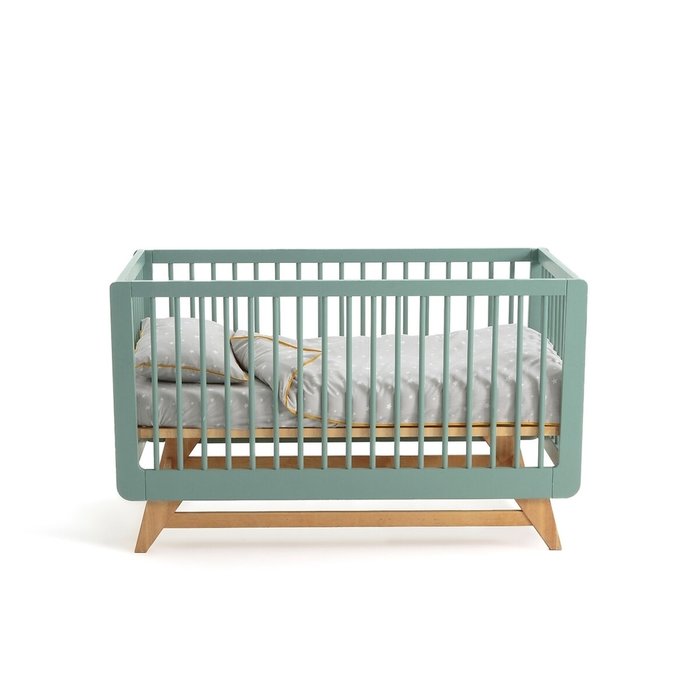 Кровать детская раздвижная Willox 70х140 зеленого цвета - купить Колыбели по цене 37611.0