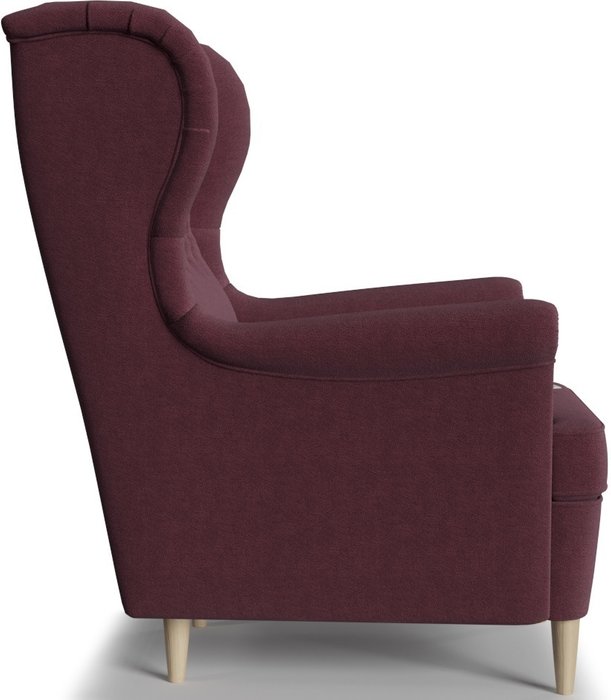 Кресло Торн Porshe Bordo бордово-фиолетового цвета - лучшие Интерьерные кресла в INMYROOM