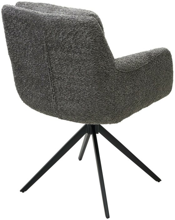 Стул вращающийся Meadow серого цвета - лучшие Обеденные стулья в INMYROOM