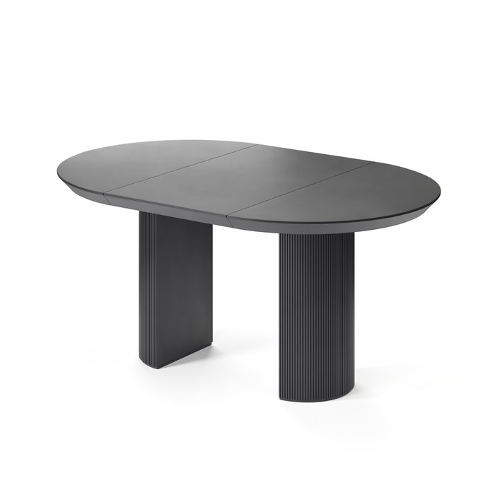 Обеденный стол раздвижной Адара М черного цвета - купить Обеденные столы по цене 128285.0
