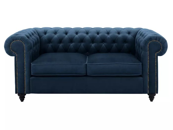 Диван Chester Classic синего цвета