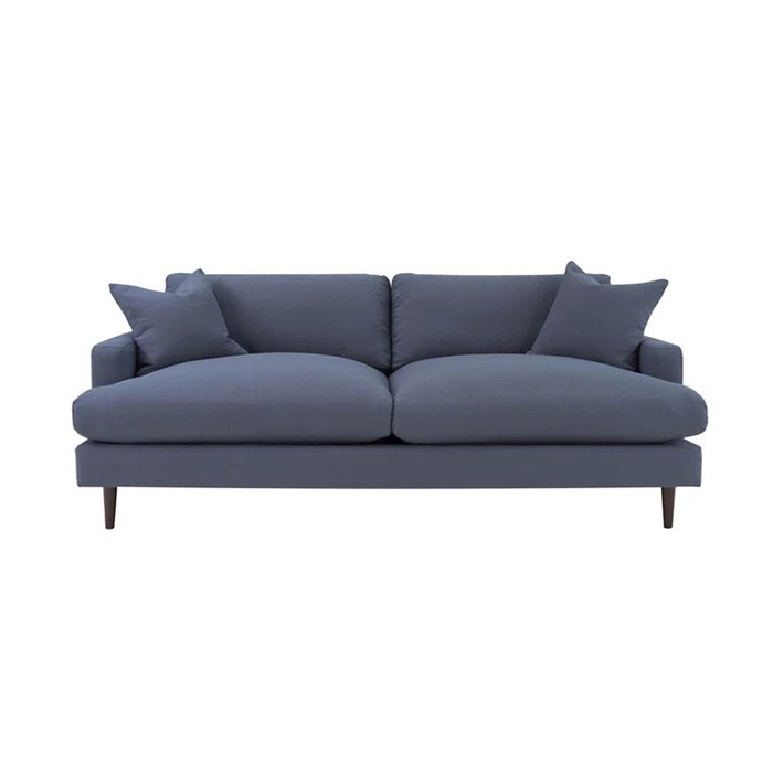 Диван Eclectic серо-синего цвета - купить Прямые диваны по цене 112000.0