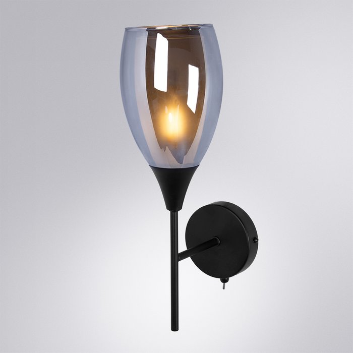 Бра Arte Lamp BARRY A7951AP-1BK - купить Бра и настенные светильники по цене 2690.0
