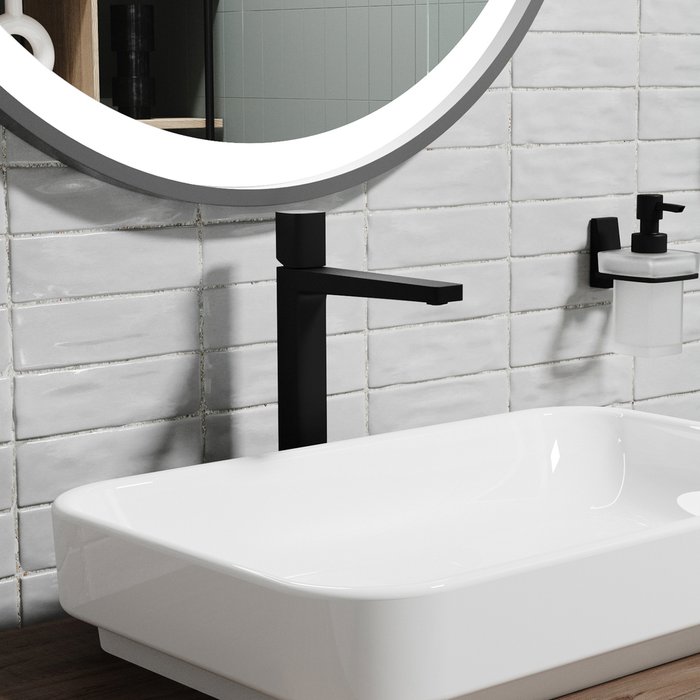 Смеситель для раковины WasserKRAFT Нуте (Nuthe) 9103H, матовый чёрный - купить Смесители для раковин по цене 20184 Смеситель для раковины WasserKRAFT Нуте (Nuthe) 9103H, матовый чёрный - купить Смесители для раковин по цене 20184