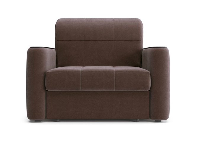 Кресло-кровать Ницца коричневого цвета