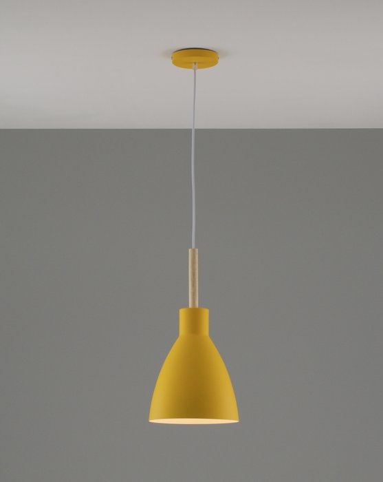 Подвесной светильник Toni желтого цвета - купить Подвесные светильники по цене 6490.0