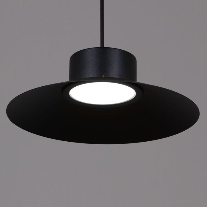 Подвесной светильник 40110-0.9-03A BK (металл, цвет черный) - лучшие Подвесные светильники в INMYROOM Подвесной светильник 40110-0.9-03A BK (металл, цвет черный) - лучшие Подвесные светильники в INMYROOM