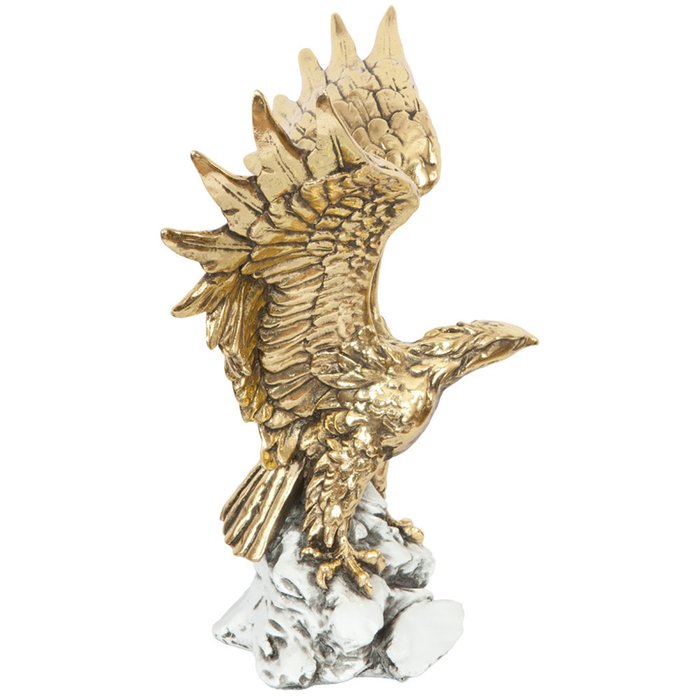 Статуэтка Орел золотого цвета - лучшие Фигуры и статуэтки в INMYROOM