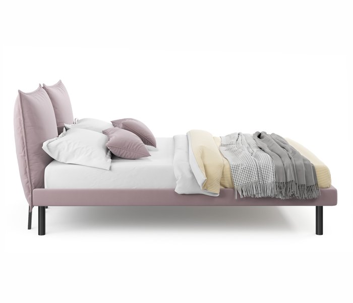 Кровать Fly 160х200 лилового цвета - лучшие Кровати для спальни в INMYROOM Кровать Fly 160х200 лилового цвета - лучшие Кровати для спальни в INMYROOM