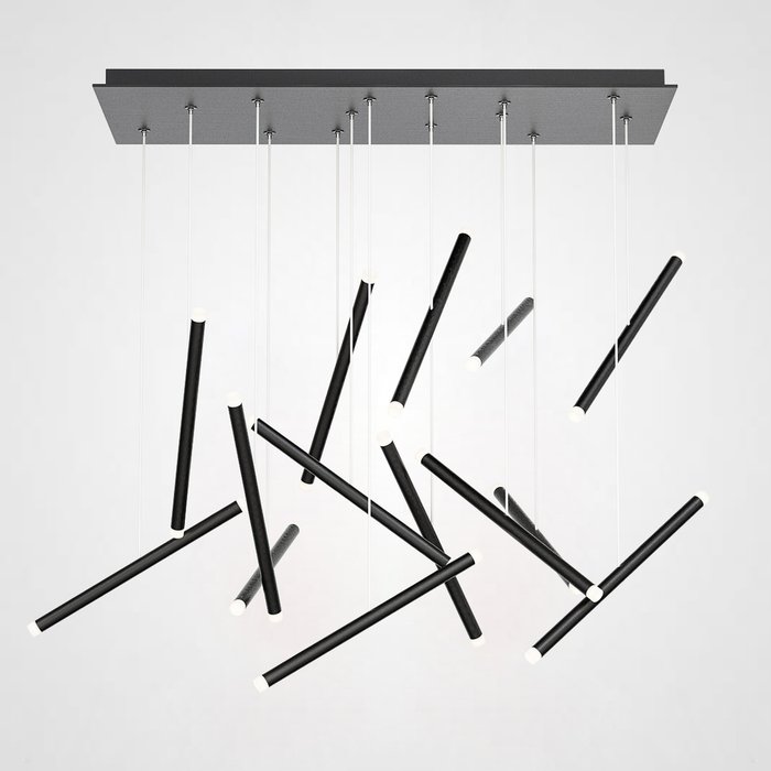 Люстра Dutti D0068 LED Chandelier Modern 14 black