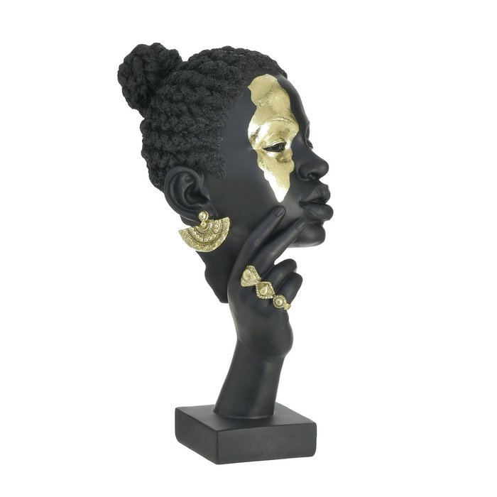 Декор настольный Афро черного цвета - купить Фигуры и статуэтки по цене 5400.0