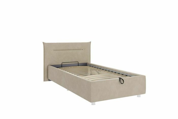 Кровать Альба 90х200 цвета капучино с подъемным механизмом - купить Кровати для спальни по цене 23180.0