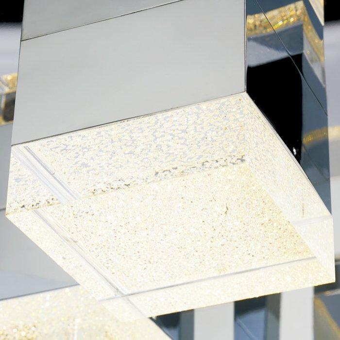Подвесной светильник Illuminati Galaxy из блоков из металла и прозрачного хрусталя - купить Подвесные светильники по цене 7390.0
