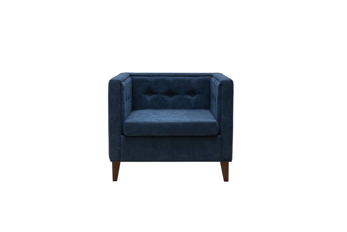 Кресло Эгоист синего цвета