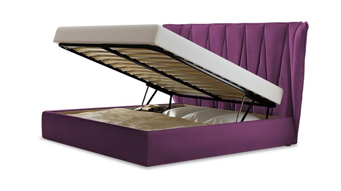 Кровать Ананке 180х200 фиолетового цвета - лучшие Кровати для спальни в INMYROOM