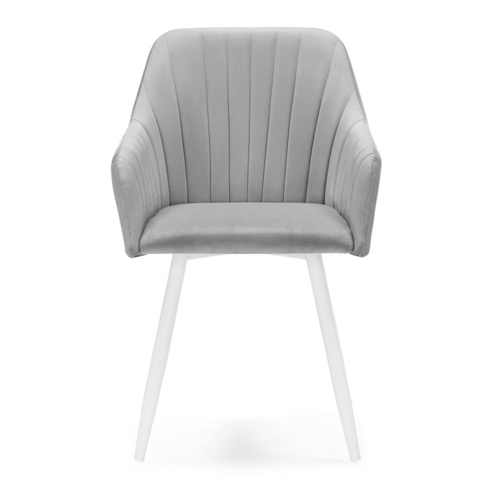 Стул вращающийся Слэм светло-серого цвета  - лучшие Обеденные стулья в INMYROOM