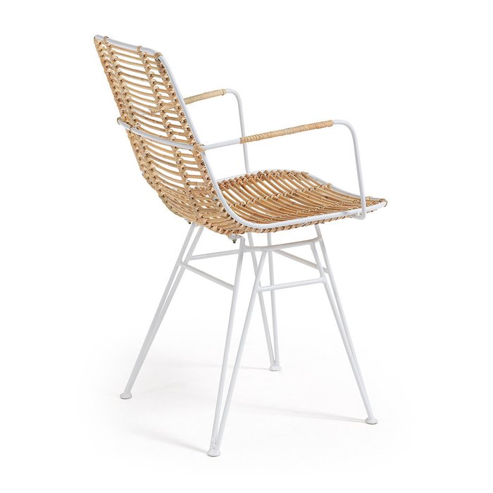 Стул Ashanti бело-бежевого цвета - лучшие Обеденные стулья в INMYROOM