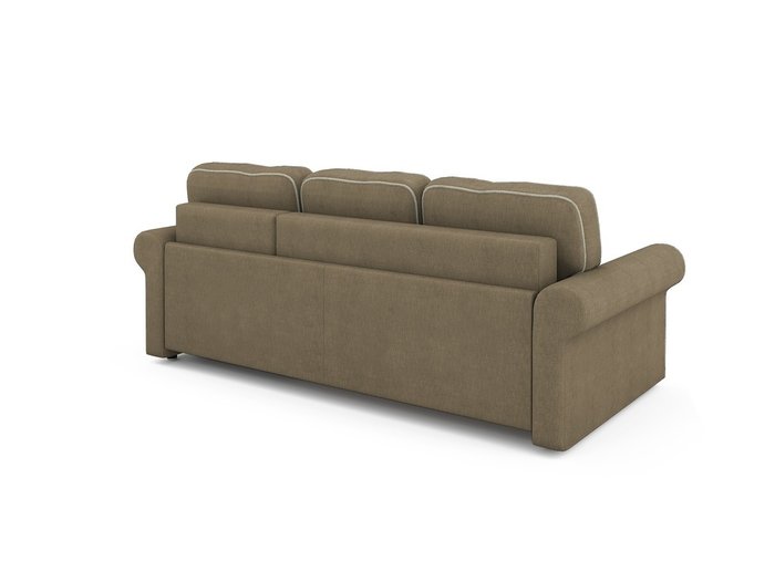 Угловой раскладной диван Tulon левый светло-коричневого цвета - лучшие Угловые диваны в INMYROOM