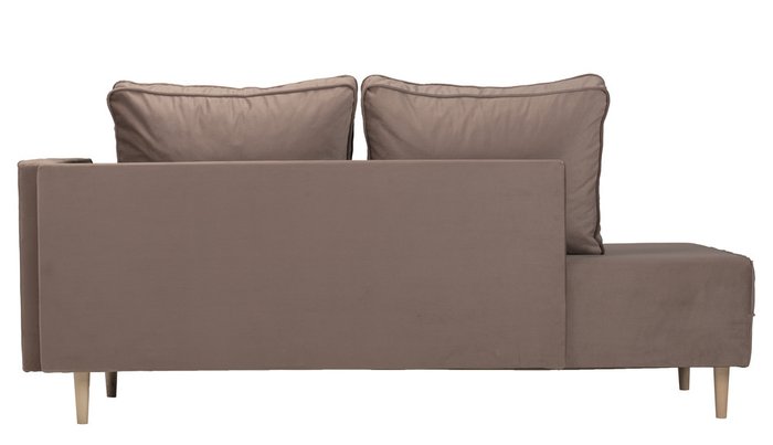 Кушетка-диван Блюз коричневого цвета - лучшие Кушетки в INMYROOM