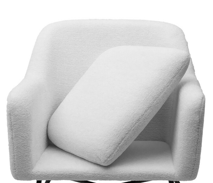 Кресло Sheep белого цвета - лучшие Интерьерные кресла в INMYROOM
