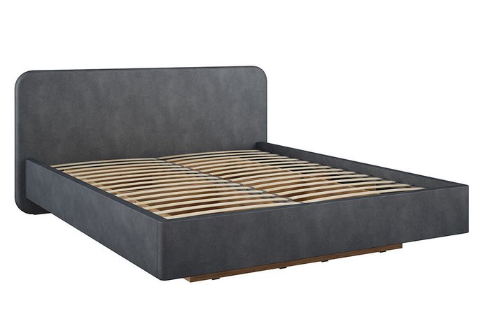 Кровать Альфа 160х200 серого цвета - лучшие Кровати для спальни в INMYROOM