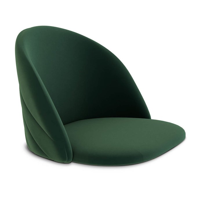 Обеденный стул Mekbuda зеленого цвета на металлическом каркасе - купить Обеденные стулья по цене 7855.0